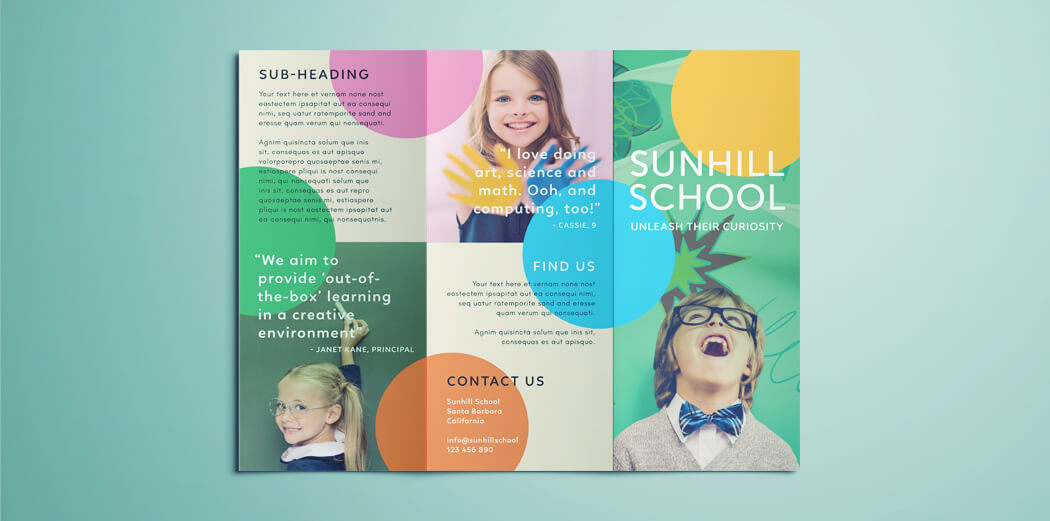 School Brochure Example