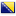 Flag for Bosnia and Herzegovina